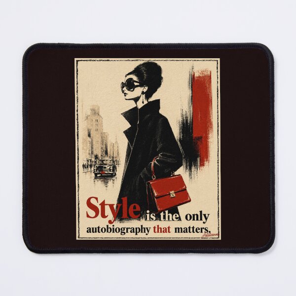 Item preview, 60s Fashion Illustration Silhouette Oversize Coat Lacquer Red Art designed and sold by Artisticanvas.