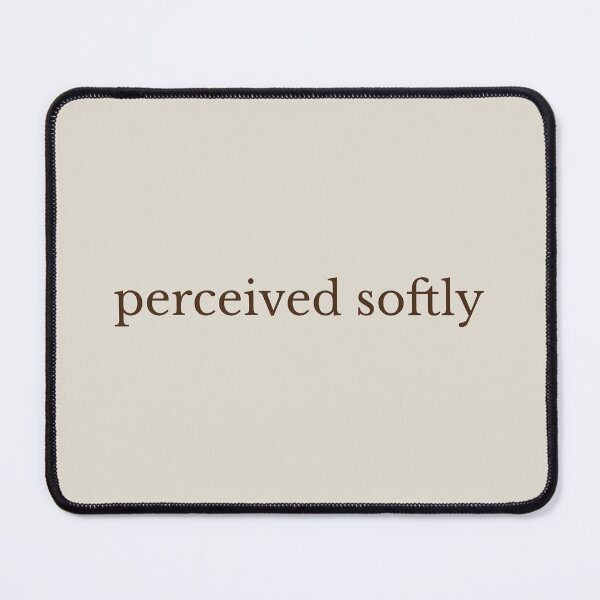 Item preview, Perceived Softly — Minimalist Serif Cream Quote | Quiet Luxury Aesthetic Art Print, Soft Life Gift designed and sold by ArtofDari.