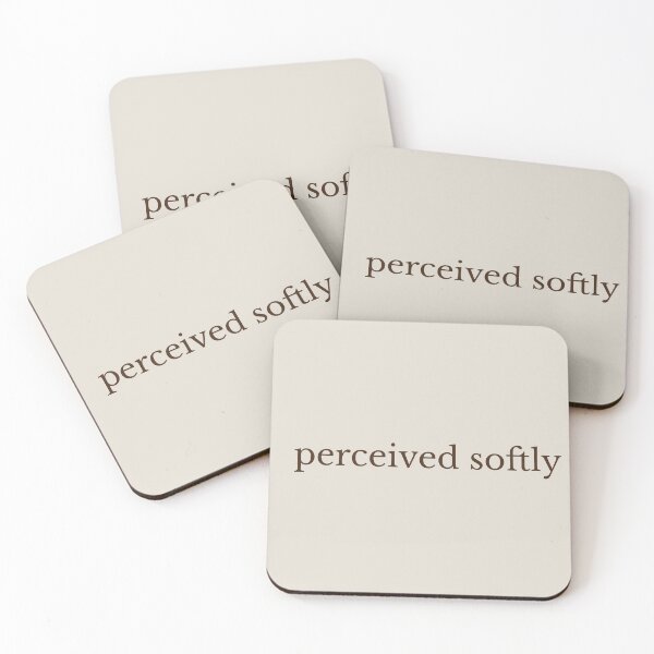Item preview, Perceived Softly — Minimalist Serif Cream Quote | Quiet Luxury Aesthetic Art Print, Soft Life Gift designed and sold by ArtofDari.