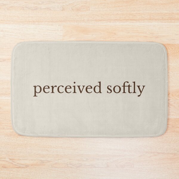 Item preview, Perceived Softly — Minimalist Serif Cream Quote | Quiet Luxury Aesthetic Art Print, Soft Life Gift designed and sold by ArtofDari.