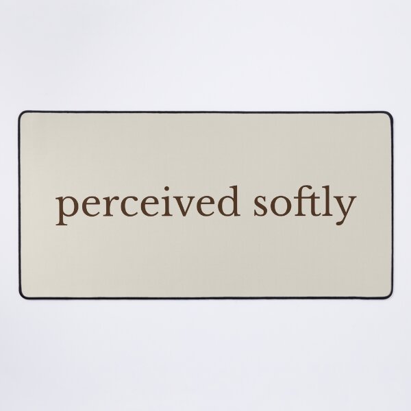 Item preview, Perceived Softly — Minimalist Serif Cream Quote | Quiet Luxury Aesthetic Art Print, Soft Life Gift designed and sold by ArtofDari.