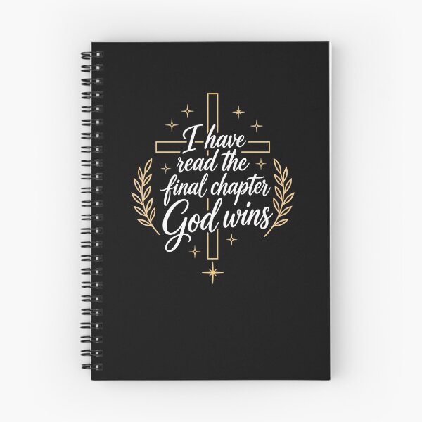 Item preview, I Have Read The Final Chapter God Wins Christian designed and sold by snowry.
