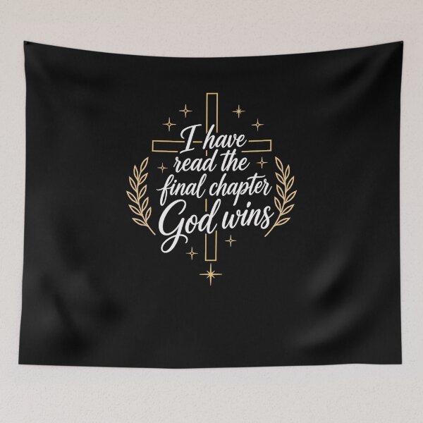 Item preview, I Have Read The Final Chapter God Wins Christian designed and sold by snowry.