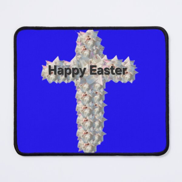 Item preview, Happy Easter white rose cross designed and sold by gracehopelove.