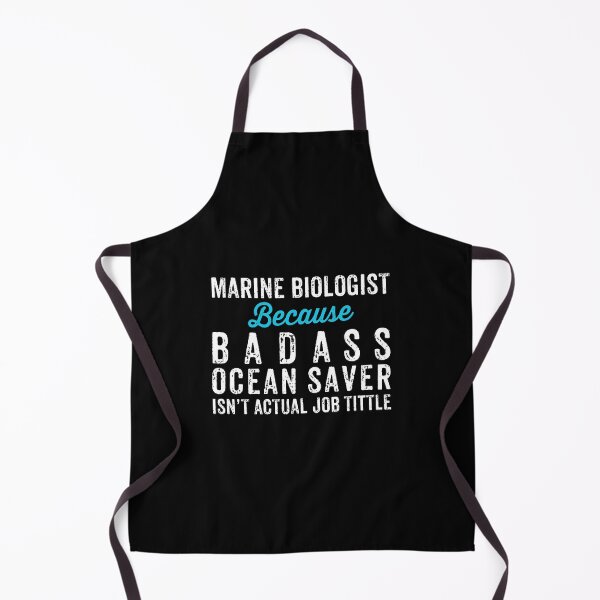 Item preview, Marine Biologist Because Badass Ocean Saver Ins't Official Job Tittle - Funny Marine Science Biology designed and sold by asyanavirgifa.