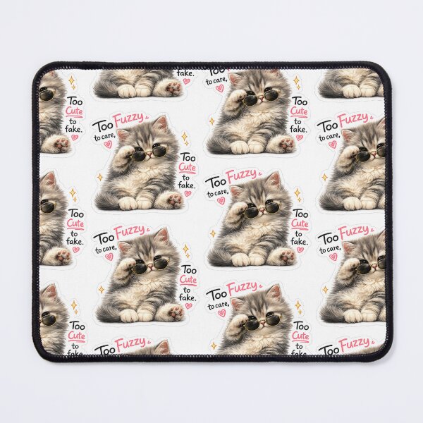 Item preview, Fuzzy Cat designed and sold by PocketRoom.