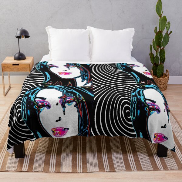 Item preview, Optical Pop Art Portrait of a Woman in Neon Colors designed and sold by cremedecolor.