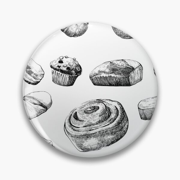 Item preview, Pastry hand drawn sketch  designed and sold by midsketcher.