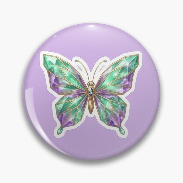 Item preview, Faceted Crystal Gemstone Butterfly Art designed and sold by Azurart2.