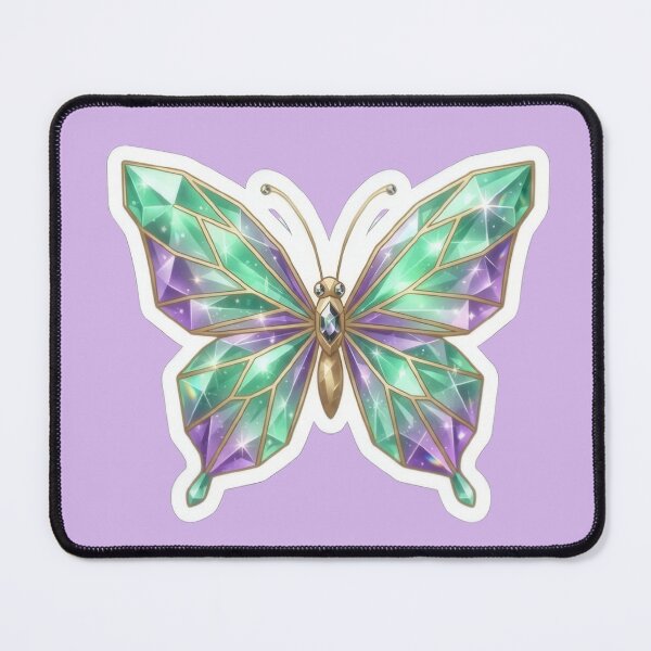 Item preview, Faceted Crystal Gemstone Butterfly Art designed and sold by Azurart2.