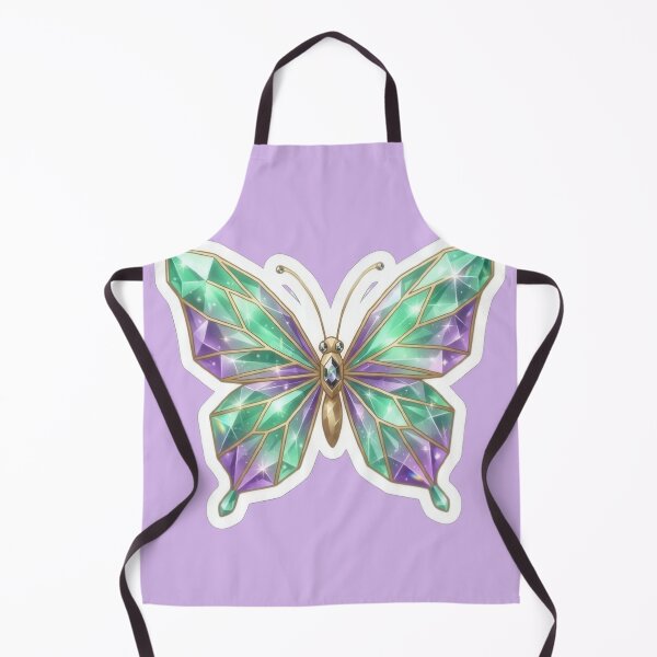 Item preview, Faceted Crystal Gemstone Butterfly Art designed and sold by Azurart2.