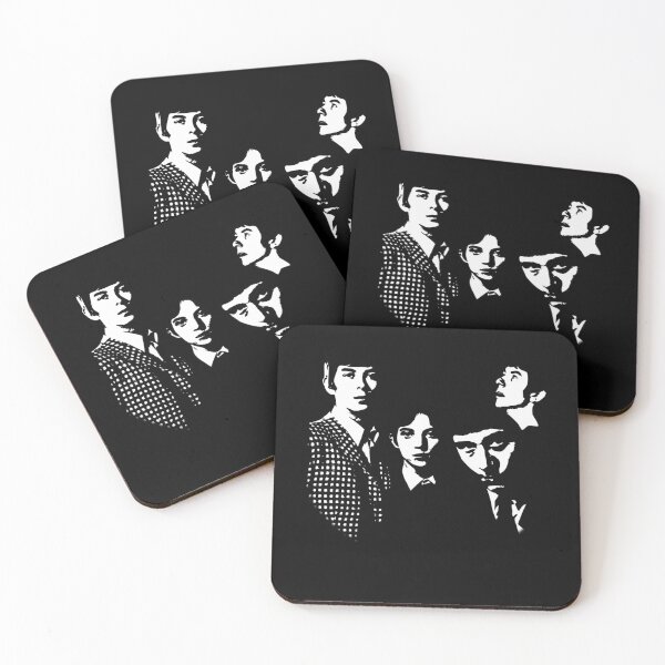 Item preview, Black and White Band Group Portrait designed and sold by clothspad.