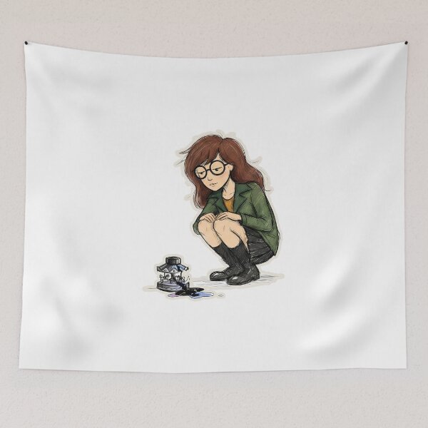 Item preview, DARIA BROKE CAROUSEL INK designed and sold by LIS AND MELIVERSO.
