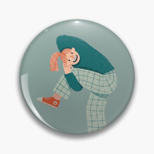 Item preview, Girl in a Beret Laughing Out Loud designed and sold by PurpleParlo.