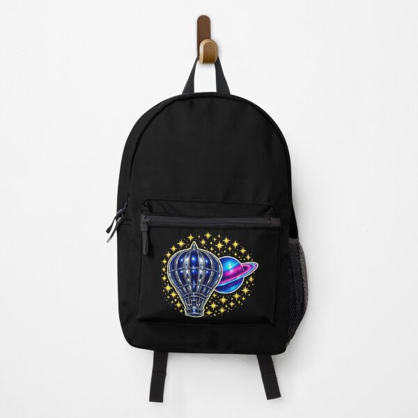 Item preview, Steampunk Balloon & Ringed Planet - Cosmic Fantasy Art designed and sold by ArtoryWorks.