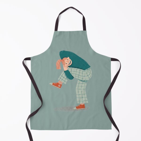 Item preview, Girl in a Beret Laughing Out Loud designed and sold by PurpleParlo.