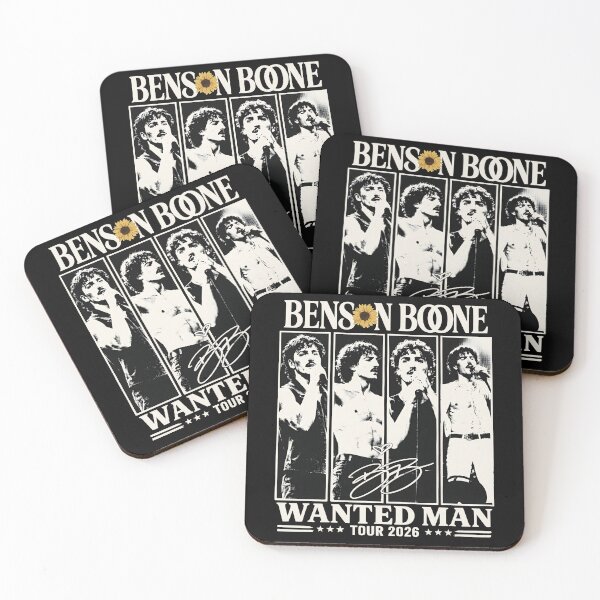 Item preview, Vintage Benson Boone Wanted Man Tour 2026 Concert Panels designed and sold by FreddieMorgans.