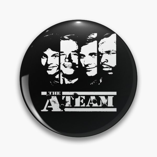 Item preview, The A Team Four Members Black and White Portrait designed and sold by theburlygamer.