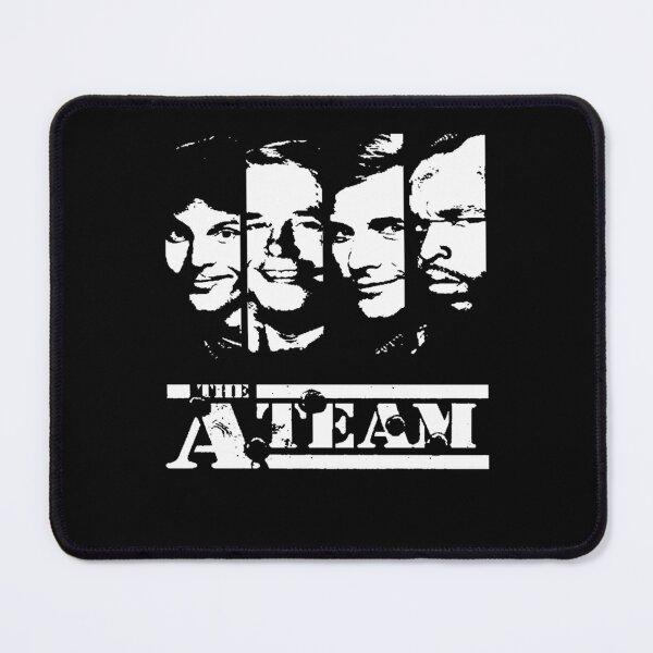Item preview, The A Team Four Members Black and White Portrait designed and sold by theburlygamer.