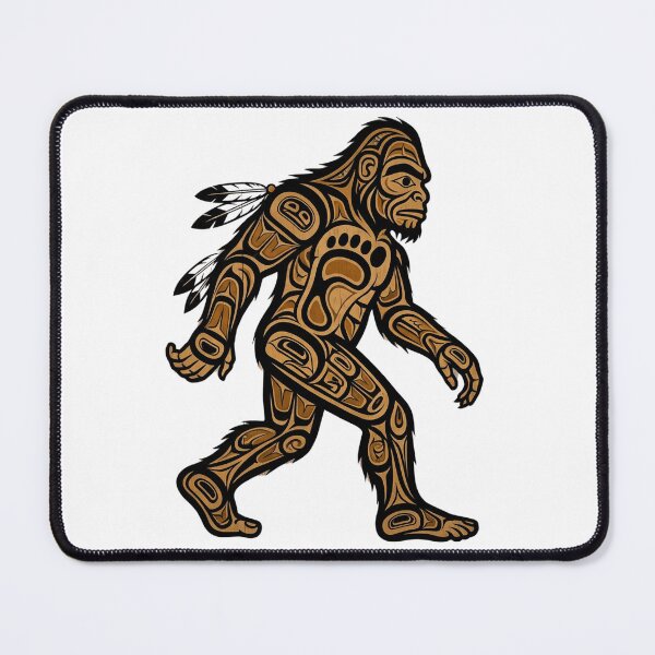 Item preview, Pacific Northwest Tribal Bigfoot - Native American Inspired Sasquatch Design designed and sold by Spank My Yeti.
