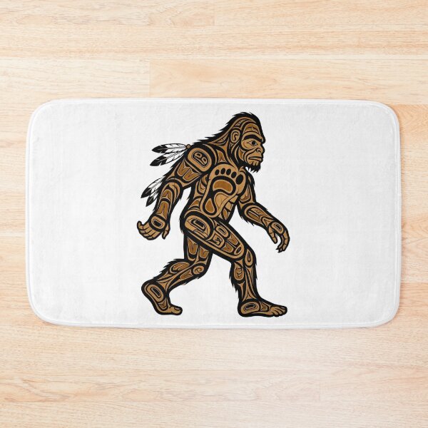 Item preview, Pacific Northwest Tribal Bigfoot - Native American Inspired Sasquatch Design designed and sold by Spank My Yeti.