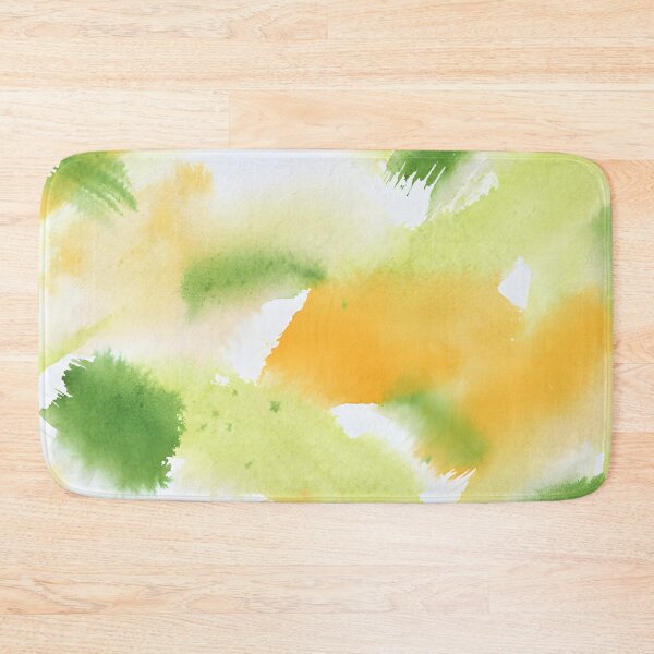 Item preview, Abstract Green and Yellow Watercolor Texture Background designed and sold by interdesigner.