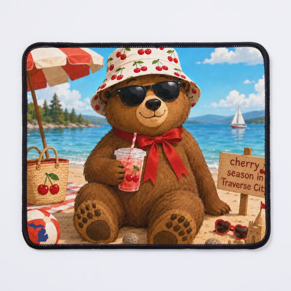 Item preview, Cherry Season in Traverse City | Northern Michigan Summer designed and sold by FreshWaterWares.