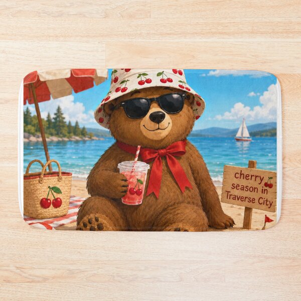 Item preview, Cherry Season in Traverse City | Northern Michigan Summer designed and sold by FreshWaterWares.