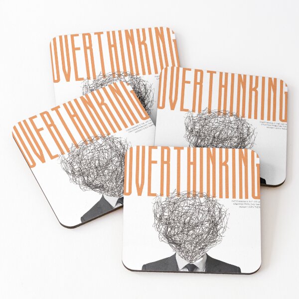 Item preview, Overthinking Chaotic Mind Graphic Typography T-Shirt designed and sold by AKDesign26.