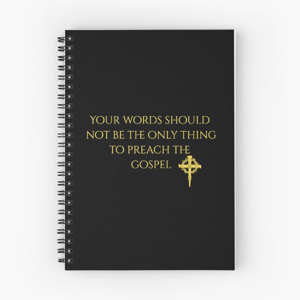Item preview, Preach The Gospel With Actions Quote designed and sold by Drami21.