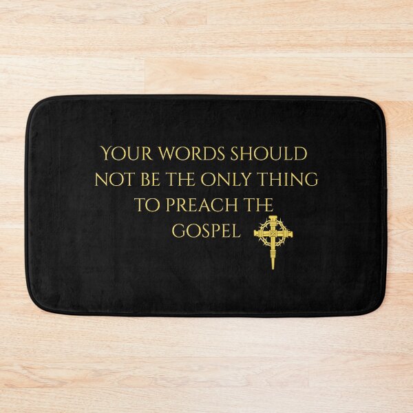 Item preview, Preach The Gospel With Actions Quote designed and sold by Drami21.