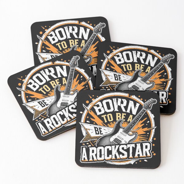Item preview, Born To Be A Rockstar Vintage Electric Guitar Rock Music T-Shirt designed and sold by NeO² Studio.