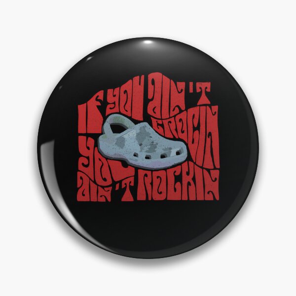 Item preview, If You Ain't Crocin' You Ain't Rockin' Red Psychedelic designed and sold by theburlygamer.