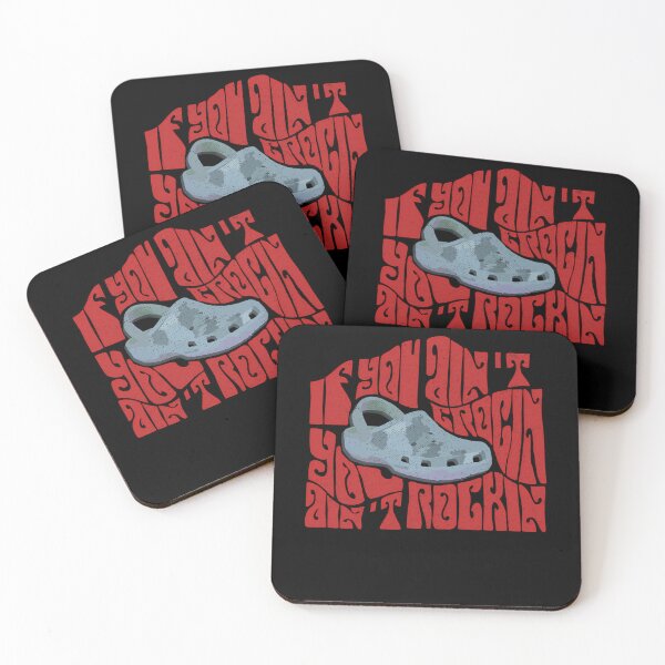 Item preview, If You Ain't Crocin' You Ain't Rockin' Red Psychedelic designed and sold by theburlygamer.