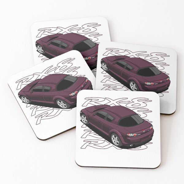 Item preview, Mazda RX8 Series 1 Black Cherry Mica designed and sold by vektoranda.