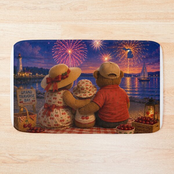 Item preview, Traverse City Fireworks | Cherry Festival Nights designed and sold by FreshWaterWares.