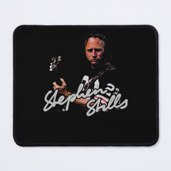 Item preview, Stephen Stills Guitarist Monochrome Portrait Visual designed and sold by Musa-Merch.