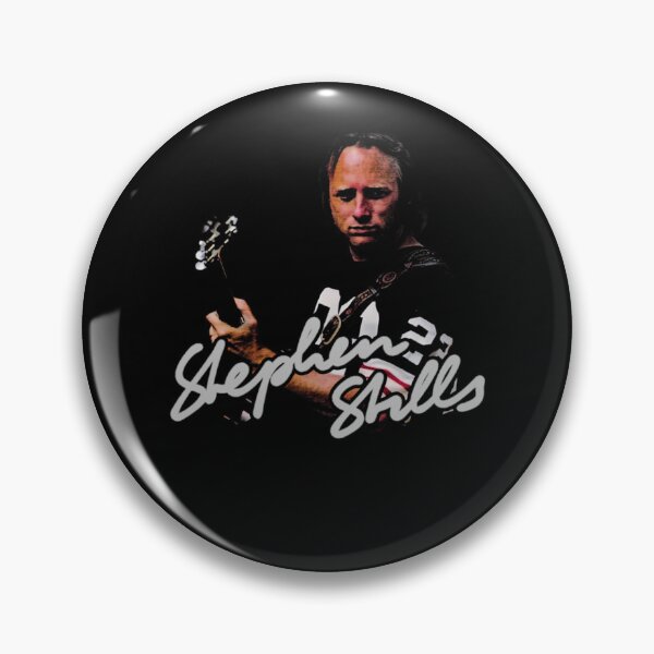 Item preview, Stephen Stills Guitarist Monochrome Portrait Visual designed and sold by Musa-Merch.