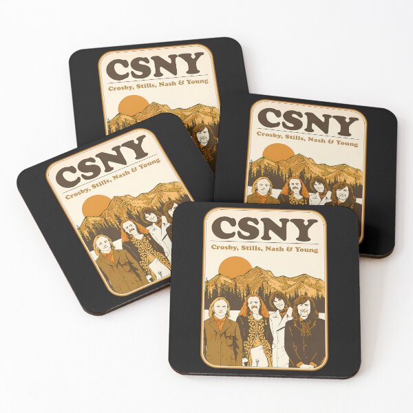 Item preview, CSNY Crosby Stills Nash And Young Mountain designed and sold by Musa-Merch.