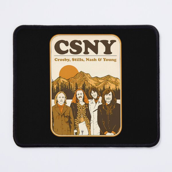 Item preview, CSNY Crosby Stills Nash And Young Mountain designed and sold by Musa-Merch.