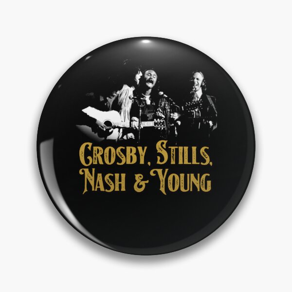 Item preview, Crosby Stills Nash And Young Monochrome designed and sold by Musa-Merch.