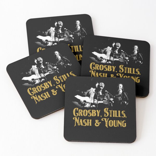 Item preview, Crosby Stills Nash And Young Monochrome designed and sold by Musa-Merch.