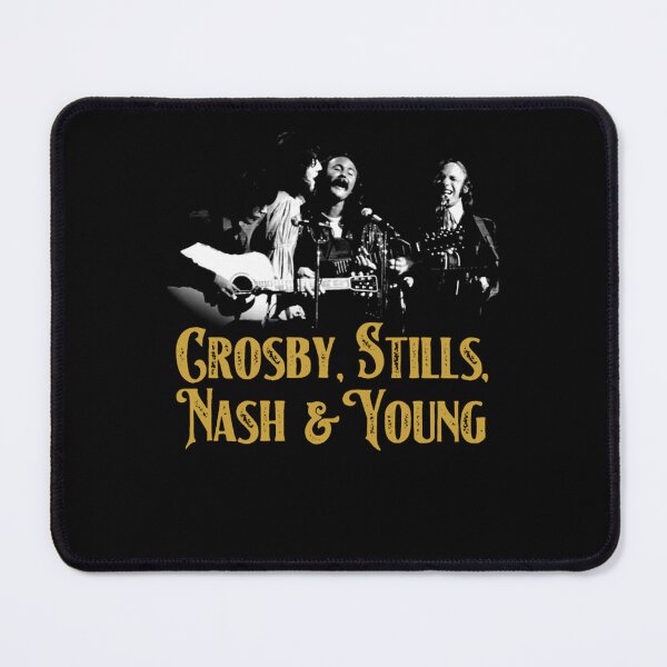 Item preview, Crosby Stills Nash And Young Monochrome designed and sold by Musa-Merch.
