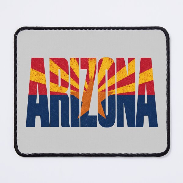 Item preview, Arizona State Flag Typography | Vintage Southwest Desert Design designed and sold by SimplyJasper.