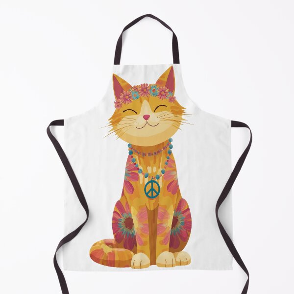Item preview, Hippie kitty blissing out designed and sold by SPECIEZ.