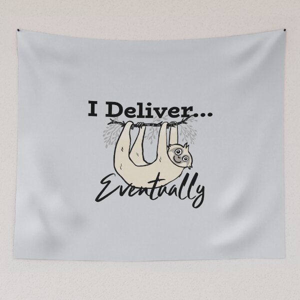 Item preview, I Deliver… Eventually-V3 designed and sold by CHIEF-HAT STORE.