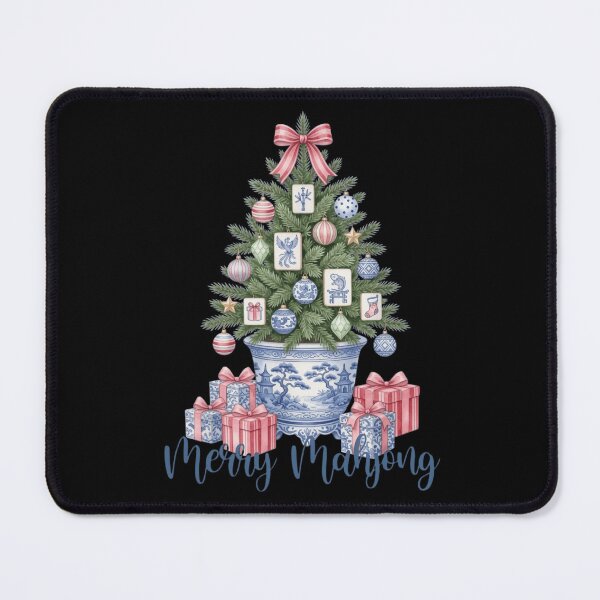 Item preview, Merry Mahjong Chinoiserie Christmas Tree designed and sold by haitrieuic96.