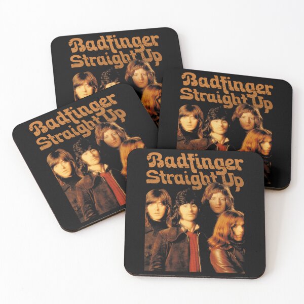 Item preview, Badfinger Straight Up Orange Typography Band designed and sold by SpacePride.