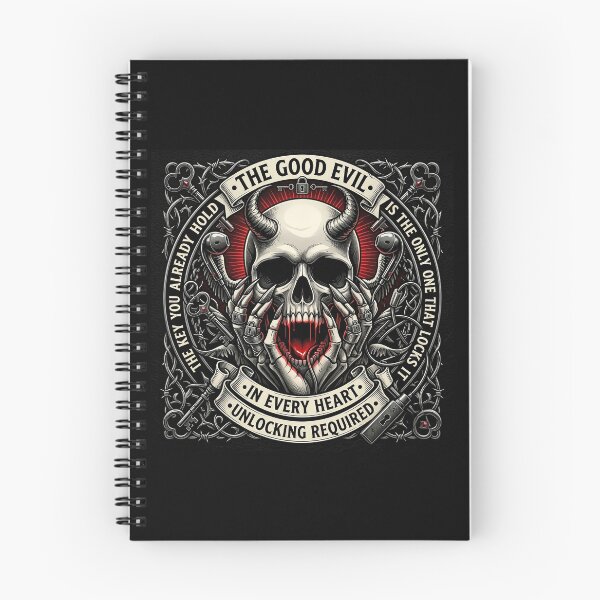 Item preview, Horned Demon Skull Keyhole Emblem designed and sold by Voodoo Store Paranormal Collections.