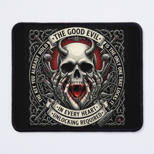 Item preview, Horned Demon Skull Keyhole Emblem designed and sold by Voodoo Store Paranormal Collections.